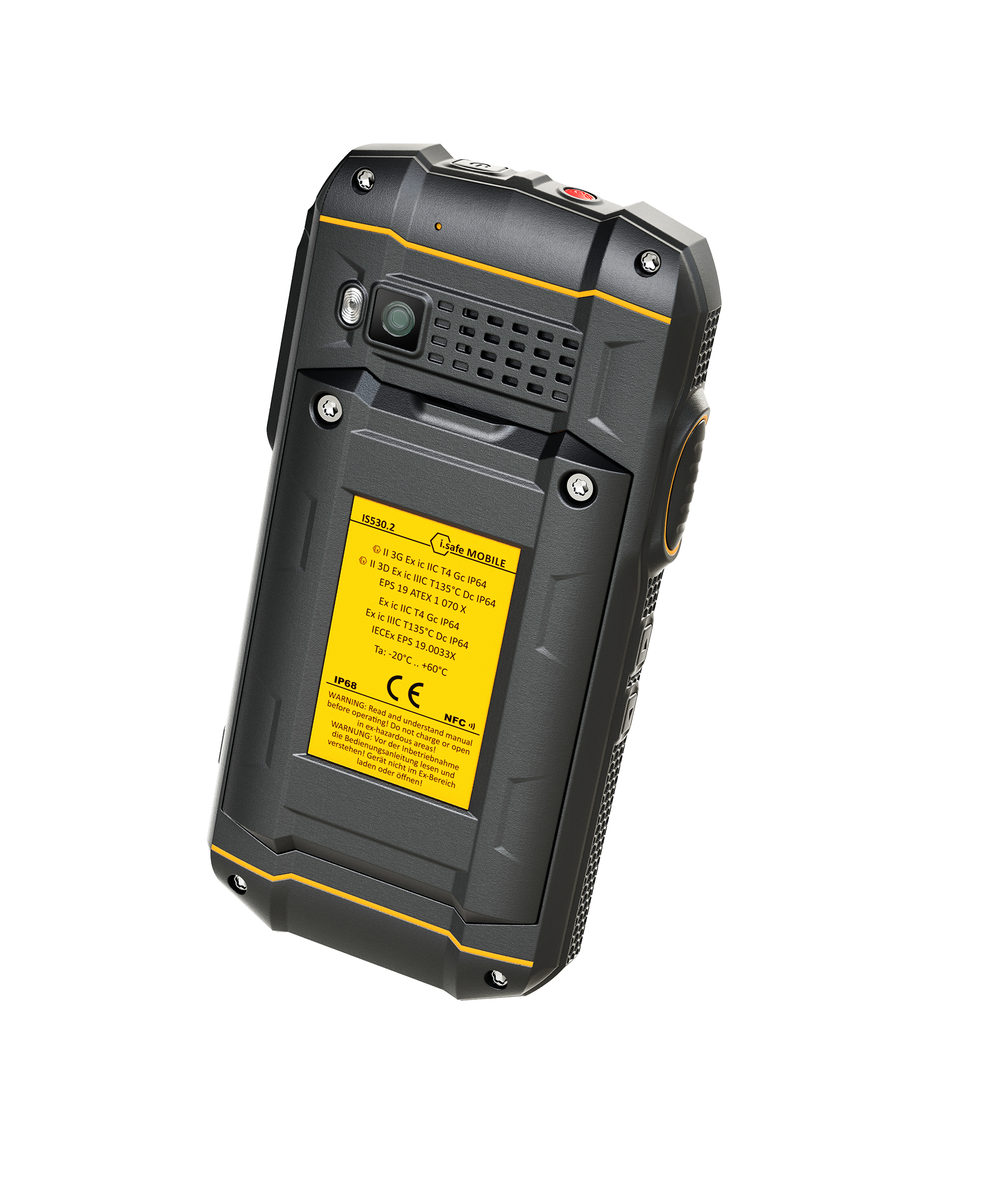 Smartphone industrial multifuncional para zonas peligrosas | IS530.2 | i-safe MOBILE